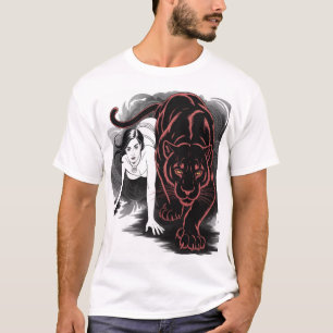 Black Panther with women  T-Shirt