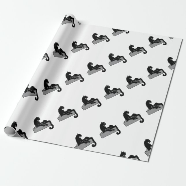 black Panther Wrapping Paper (Unrolled)