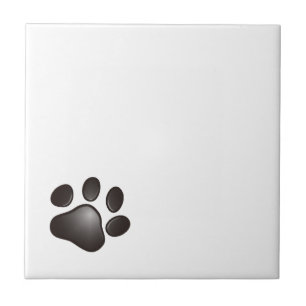 Black Paw Tile