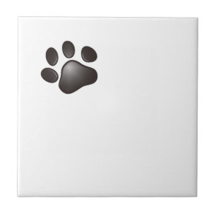 Black Paw Tile