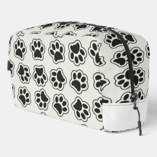 Black Paws, Dog Paws, Cat Paws, Outline Dopp Kit