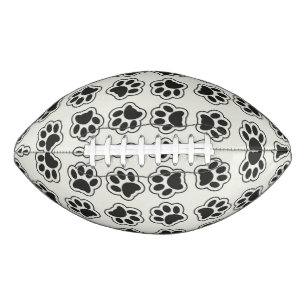 Black Paws, Dog Paws, Cat Paws, Outline Football