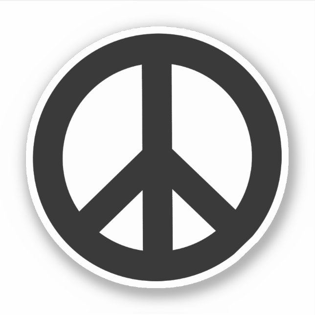 Black Peace Sign (Front)