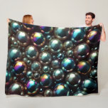 Black Pearls Fleece Blanket<br><div class="desc">Black Pearls Printed and shipped by Zazzle or their partners.</div>