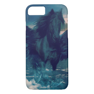 Black Pegasus Emerging From The Sea Case-Mate iPhone Case