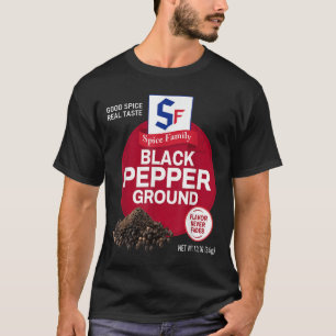 Black Pepper Ground Sce Group Family Matching Hall T-Shirt