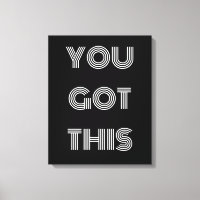 Black Personalised YOU GOT THIS Motivational  
