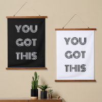 Black Personalised YOU GOT THIS Motivational  Post