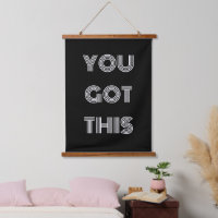 Black Personalised YOU GOT THIS Motivational Post