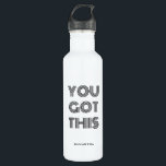 Black Personalised YOU GOT THIS Motivational S 710 Ml Water Bottle<br><div class="desc">Black Personalised YOU GOT THIS Motivational</div>