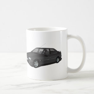 Black Peugeot 405 + badge mug