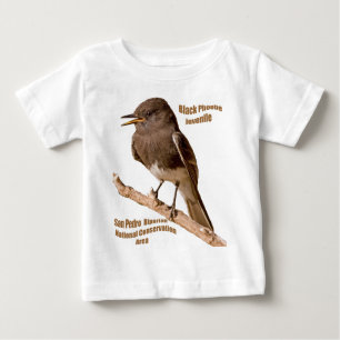 Black Phoebe Baby T-Shirt