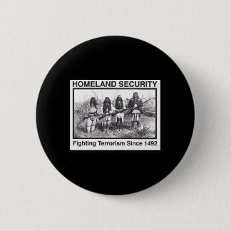 Black Photo Indian Homeland Security 6 Cm Round Badge