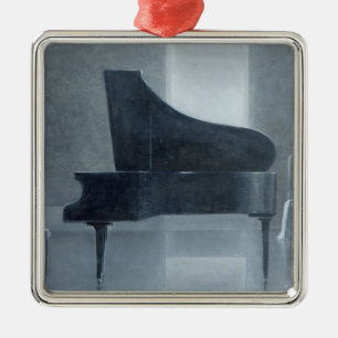 Black piano 2004 metal tree decoration