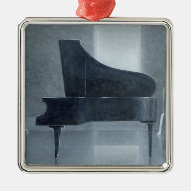 Black piano 2004 metal tree decoration (Front)