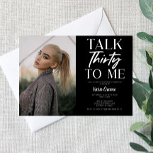 Black Picture Talk Thirty To Me 30th Birthday