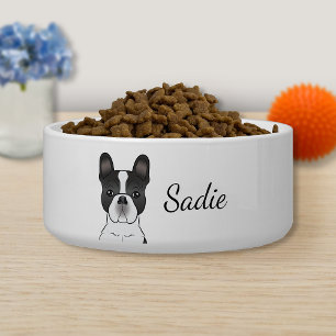 Black Piebald French Bulldog / Frenchie Dog & Name