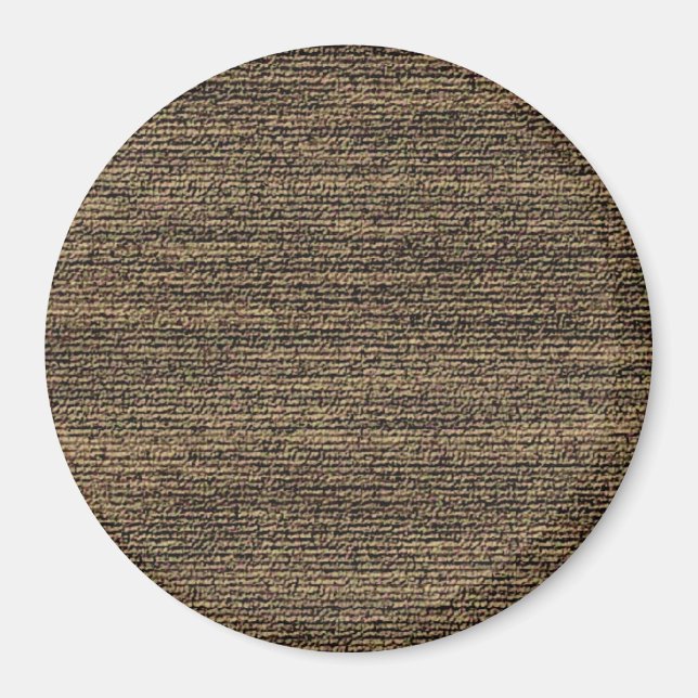 Black Piece 4 - Zero Gravity Checkers (Cloth) Magnet (Front)