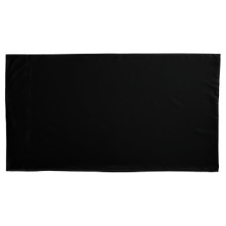 Black Pillow Case Pair, King Size