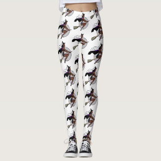 black pin up witch leggings