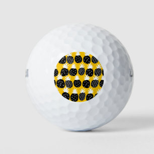 Black pineapples golf balls