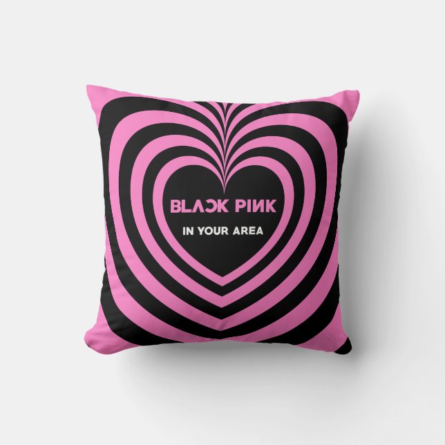 BLACK PINK CUSHION (Front)