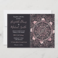 Black Pink Eye Mandala