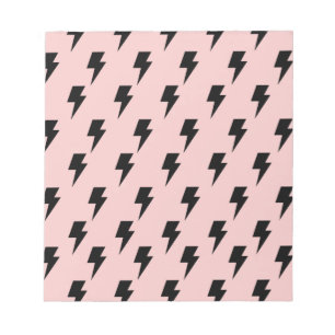 Black Pink Lightning Y2K Indie Bold Notes