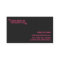 Black & Pink, Personal Trainer Business Card