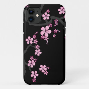 Black Pink Sakura japanese design :: Case-Mate iPhone Case