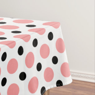Black & Pink Tablecloth