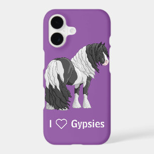 Black Pinto Piebald Gypsy Vanner Draught Horse