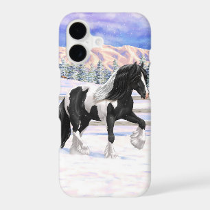Black Pinto Piebald Gypsy Vanner Draught Horse