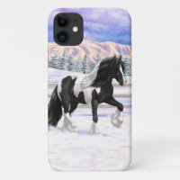 Black Pinto Piebald Gypsy Vanner Draught Horse