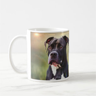 Black Pit Bull Coffee Mug