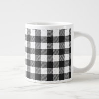 Black Plaid Buffalo Check Pattern