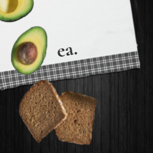 Black Plaid Tea Towel