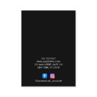 BLACK PLAIN SIGNATURE EARRING JEWELRY LOGO