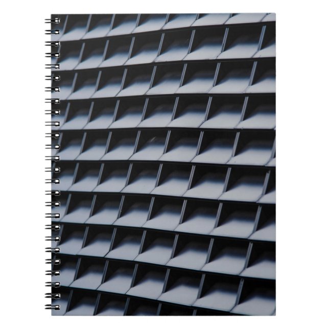 Black plastic frame notebook (Front)