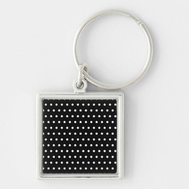 Black points polka dots points to startup key ring (Front)