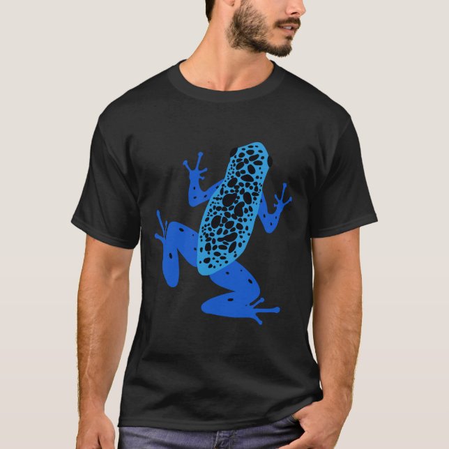 Black Poison Dart Frog T-Shirt (Front)