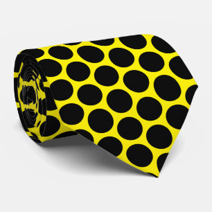 Black Polka Dot Design Tie