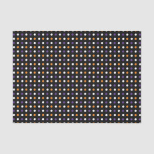 Black Polka Dot Halloween Tissue Paper