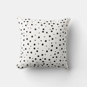 Black Polka Dots (Add 2nd Colour) Cushion