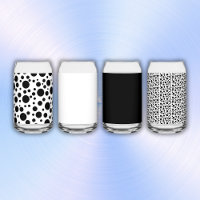 Black Polka Dots on White |