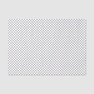 Black Polka Dots on White Tissue Paper