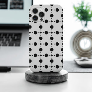 Black Polka Dots, Polka Dot Pattern, Dots, Dotted iPhone 15 Pro Max Case