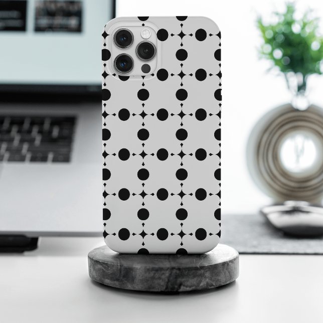Black Polka Dots, Polka Dot Pattern, Dots, Dotted iPhone Case (Creator Uploaded)