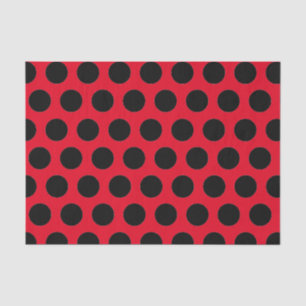 Black Polka Dots Tissue Paper