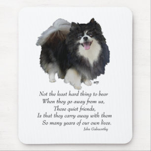 Black Pomeranian Keepsake Mouse Pad